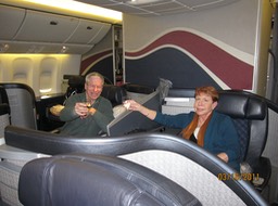 Going to Tokyo— Empty First Class