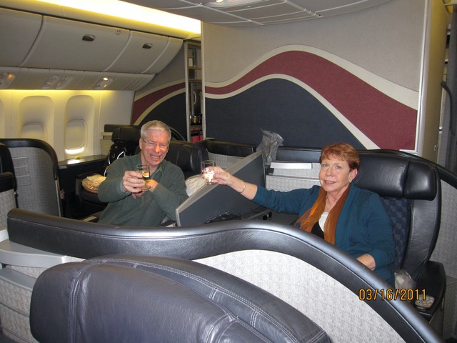 Going to Tokyo— Empty First Class