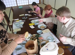 Serving Temple Food